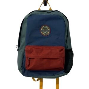Brixton Crest Backpack Blue/Brick
